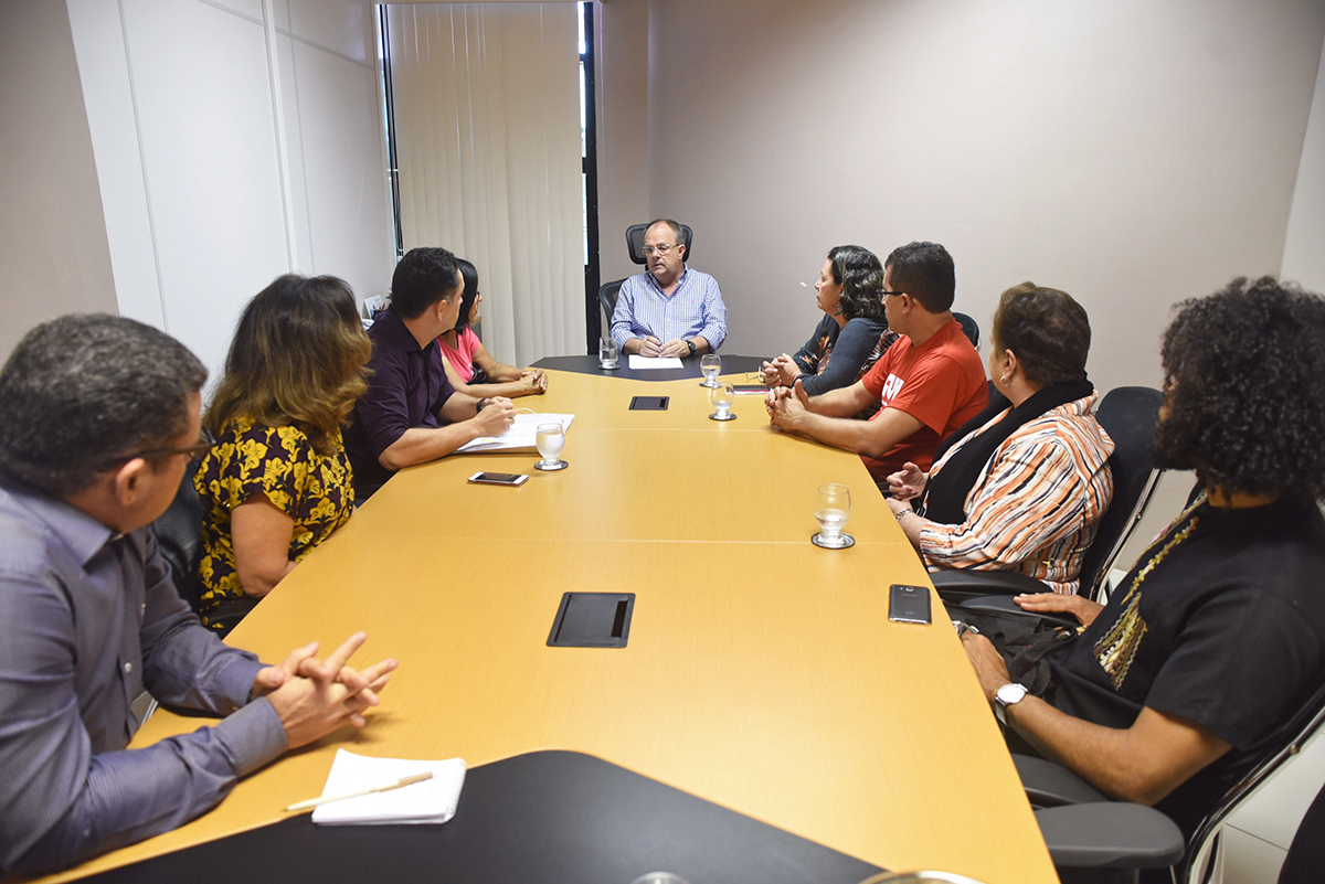Entidades do FEE/SE são recebidas por vice-governador Foto: Marcele Cristinne/ASN Entidades do FEE/SE são recebidas por vice-governador Foto: Marcele Cristinne/ASN