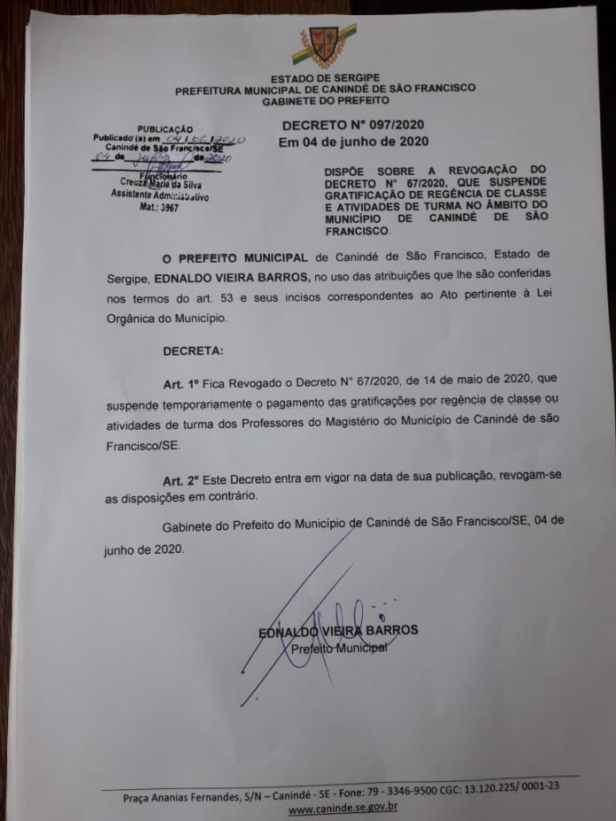 decretocaninderegencia