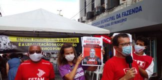 Em defesa do serviço público, Vigília no Centro contra Reforma Administrativa