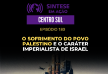 O Sofrimento do povo Palestino e o caráter imperialista de Israel | Sintese em Ação – Centro Sul