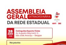 Sintese convoca assembleia para tratar da continuidade da negociação com o Governo do Estado