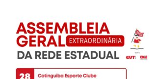 Sintese convoca assembleia para tratar da continuidade da negociação com o Governo do Estado
