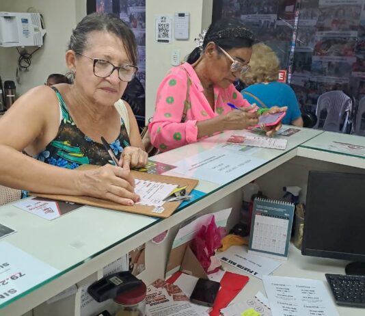 Envio de cartas de aposentadas e aposentados cobrando do governador, Fábio Mitidieri, devolução do 14% segue a todo vapor